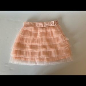 Janie and Jack winter ‘17 line. Pink ruffle skirt size 3